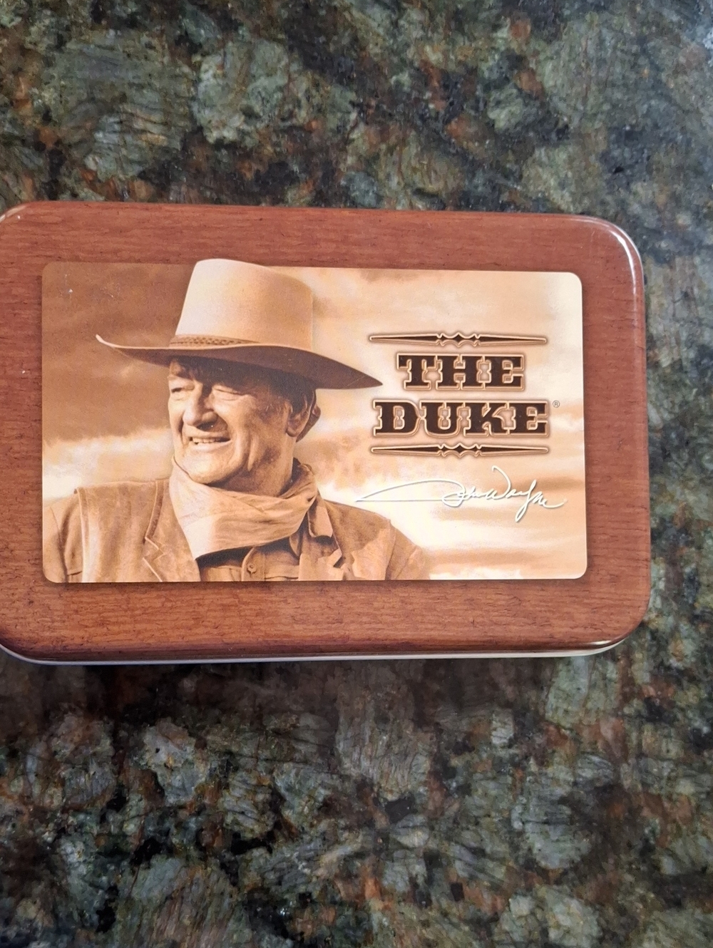 John Wayne The Duke Collector Tin with Playing Cards